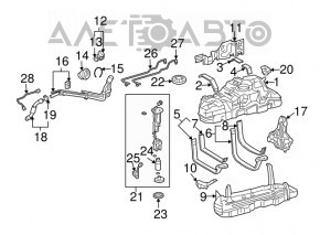 Lexus GX470 03-09 Fuel Filler Neck