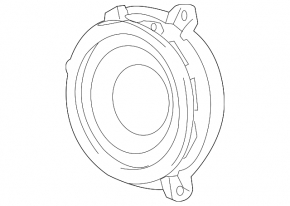 Speaker door rear left Lexus RX350 RX450h 10-15
