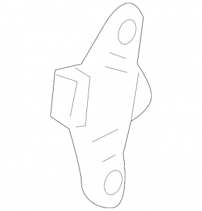 Airbag sensor, center right, Toyota Sienna 2010
