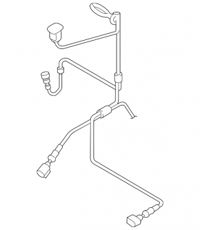 ABS sensor wire rear right Audi A4 B8 08-16