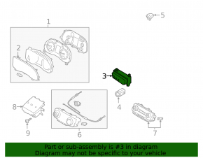Hyundai Kona 18-21 Front Panel Button Block w/o BSM