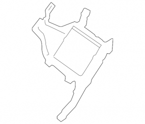 Bracket block Radio Amplifier Porsche Macan 15-25