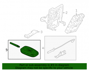 Ford Ecosport 18-22 4 Button Key