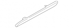 Rear Bumper Reflector Right Ford Mustang mk6 15-17