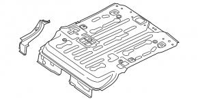 Ford Transit Connect MK2 13-20 Long Wheelbase Trunk, White