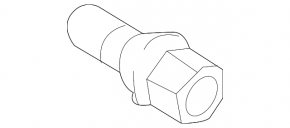 Wheel bolt d17 M14x1.5 Infiniti QX30 17-19