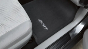 Set of gray fabric floor mats for Toyota Camry V50 12-14