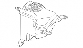 Cooling expansion tank Mini Cooper F56 3d 14- 1.5t