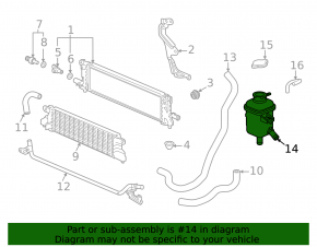 Honda CRV 20-22 hybrid inverter expansion tank