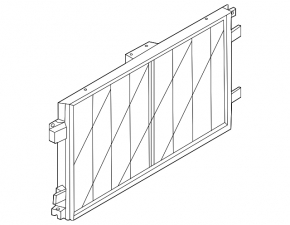 Nissan Ariya 23-25 radiator grille