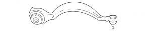 Lower front left control arm for Mercedes S-class W221