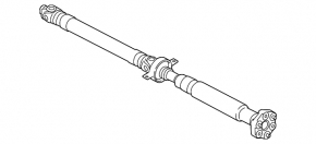 Rear propeller shaft BMW X3 F25 11-17 3.0