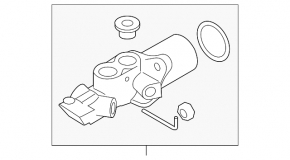 Brake master cylinder with reservoir BMW 1 E82 08-13 N55