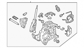 Gearbox shifter Kia Soul 14-16