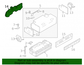 Front Battery Styrofoam for Audi A6 C8 19-25 3.0T MHEV 48V