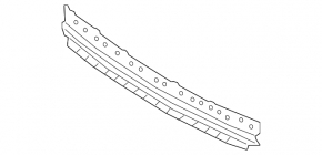 Lower grille of the front bumper of the Audi Q8 19-23