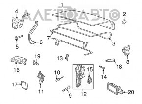 Lincoln Town Car 98-11 trunk lid assembly, black bumps, rust on the lock, peeling chrome, broken trim
