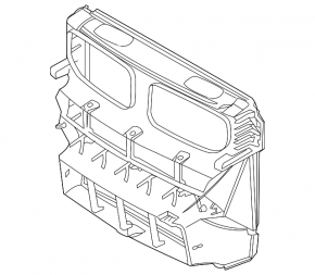 Radiator Duct BMW X5 E70 11-13 Rest