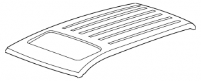 Metal roof for Acura MDX 2007-2009 with sunroof