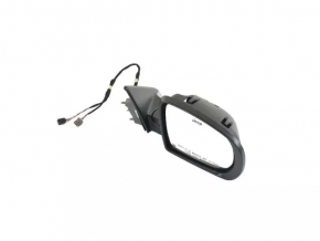 Right side mirror Jeep Compass 17- 3+4 pins, turn signal, heated, PSQ graphite with chrome scratch