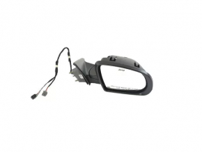 Right side mirror Jeep Compass 17- 3+4 pins, turn signal, heated, PSQ graphite with chrome scratch