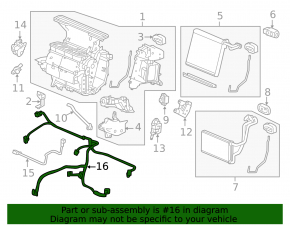 Heater Wiring Honda Accord 13-17
