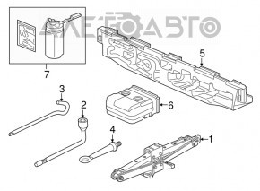 Acura TLX 15- Jack Handle
