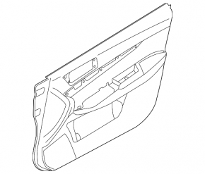 Subaru Outback 10-14 front left door panel