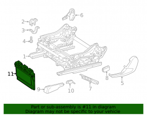 DRIVER SIDE SEAT CONTROL MODULE Infiniti QX30 17-