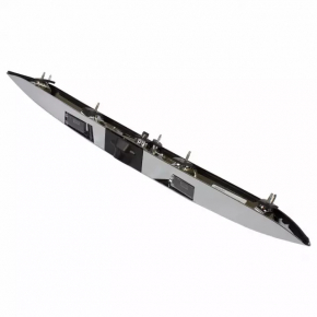 Upper trunk door molding without emblem Ford Escape MK3 13-16 pre-restored for camera, chrome