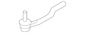 Steering rod with tip left Mazda CX-7 06-09
