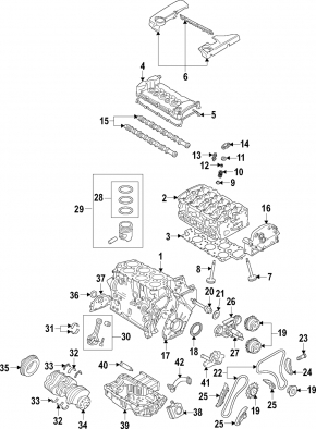 Camshaft gear intake VW Passat b7 12-15 USA 3.6