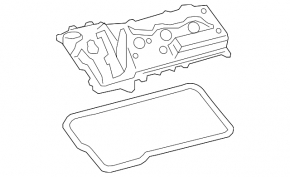 Valve cover right Lexus RX350 16-22 2GR-FKS