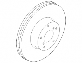 Front right brake disc Subaru Outback 20-