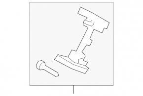 Rear left caliper bracket for Volvo XC90 16-25 (340/20mm)