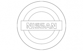 Nissan Rogue Sport 20-22 54/50mm Gloss Black Wheel Center Cap