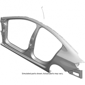 Quarter wing rear left Chevrolet Cruze 16-