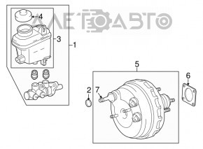 Vacuum Booster Toyota Sequoia 08-16