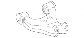 Upper rear left control arm Toyota Sequoia 08-16