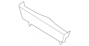 Rear trunk tray BMW X5 F15 14-18 for 3 rows