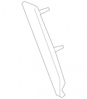 Chrome plug front bumper left Lexus RX350 RX450h 13-15 rest F-sport