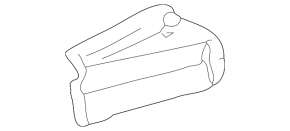 Left wing apron outer panel for Toyota Prius 20 04-09