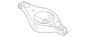 Lower rear left arm Nissan Murano z50 03-08