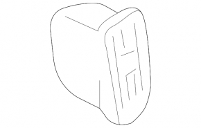 Lexus RX300 RX330 RX350 RX400h 04-09 Central Right Air Deflector