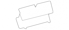 Lexus ES350 07-09 rear air ducts, gray