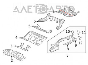 Honda Civic X FC 16-21 4D Trunk Tray