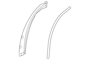 Rear inner door trim, rear right, Lexus NX 22-25