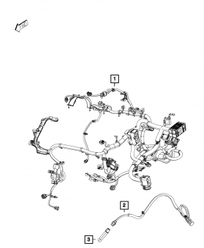 Fiat 500X 16-18 2.4 Engine Wiring