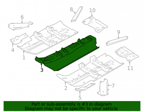 Nissan Rogue 14-20 trunk trough