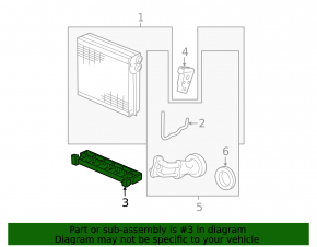 Acura MDX 07-13 Evaporator Bottom Plate